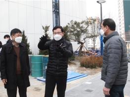 수원시 백운오 팔달구청장, 주요 유관기관 및 고등동 청사 신축현장 방문 기사 이미지
