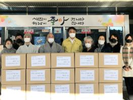 성불사, 하남시에 성금 300만원 떡국 떡 200봉지 기탁 기사 이미지